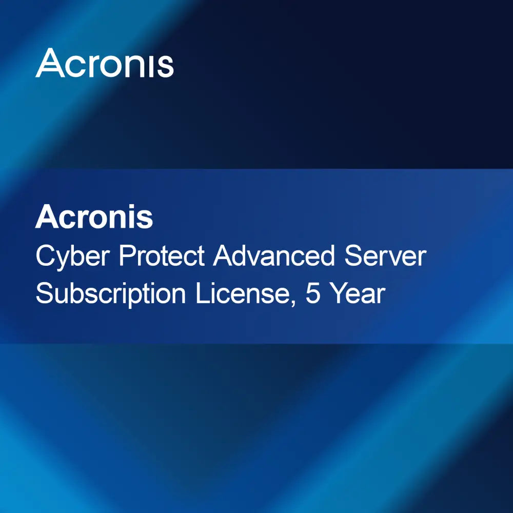 Licencja subskrypcyjna Acronis Cyber Protect Advanced Server, 5 lat