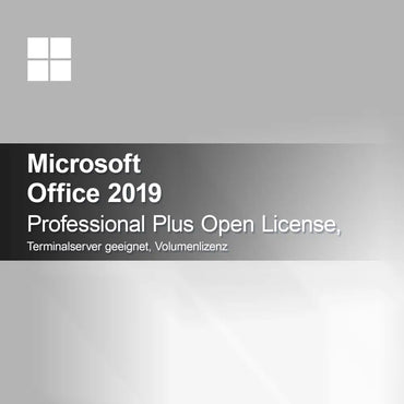Microsoft Office 2019 Professional Plus Open License, odpowiedni dla serwera terminali, licencja zbiorcza