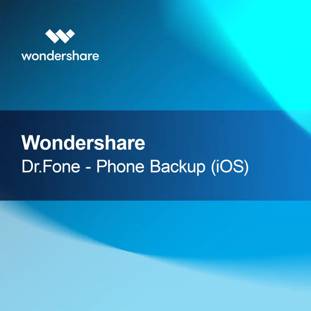 Wondershare Dr.Fone - Kopia zapasowa telefonu (iOS)