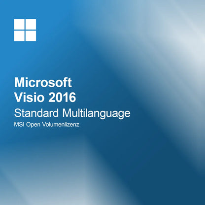 Microsoft Visio 2016 Standard Wielojęzyczny MSI Open Licencja Wolumenowa